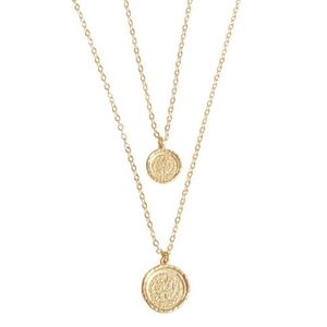Amber Sceats Double Coin Necklace from Fabfitfun